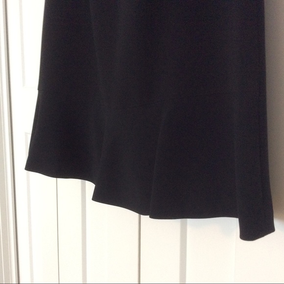 Talbots Black Skirt w/ Back Ruffle - Size 8 - Picture 4 of 12